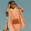 poncho plage enfant