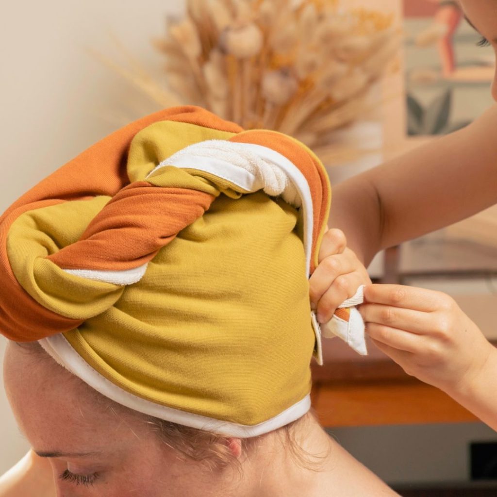 Lot De 2 Turbans Microfibre Pour Cheveux - Séchage Rapide, Ultra Absorbant Avec Bouton - Pour Femmes Et Enfants